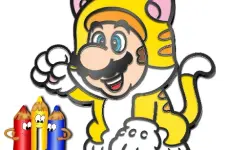 Mario Rush Coloring Book image
