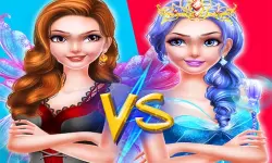 Pro Fairy Princess Dress Up VS Witch Makeup image