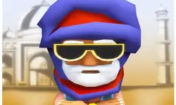 East Running Surfer 2D image