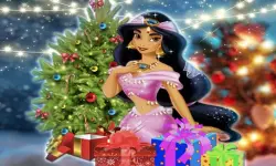 Jasmine | Aladdin Christmas Sweater Design image