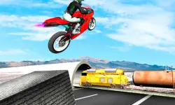 Highway Traffic Bike Stunts image