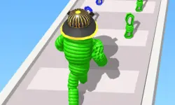 Rope-Man Run 3D image