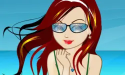 Beach Girl Dressup image