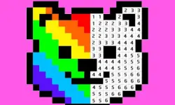 Pixel Art - Color by Numbers image