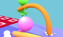 Pole vault 3d image
