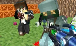Blocky Gun Paintball image