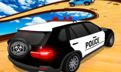 Police Prado Car Stunt Ramp Car Racing Game 3D image